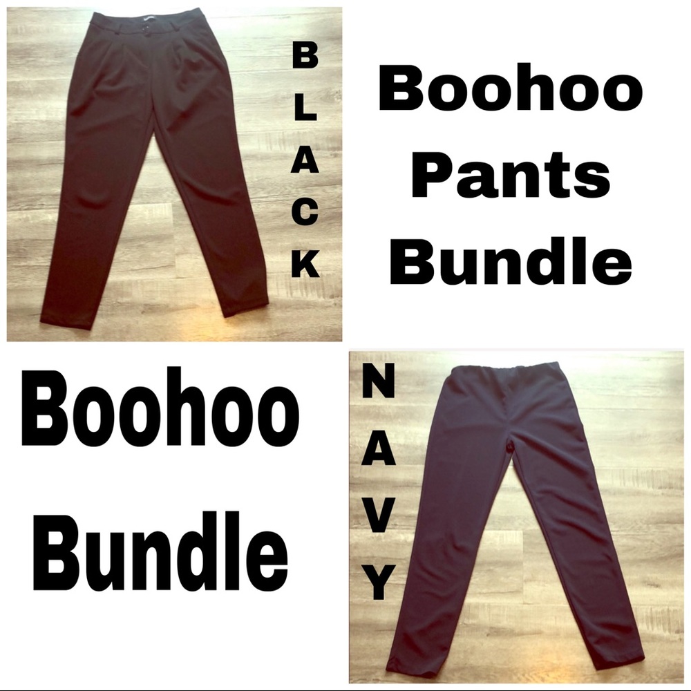 Boohoo bundle skinny ankle work pants